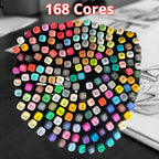 Set De Plumones 168 Marcadores